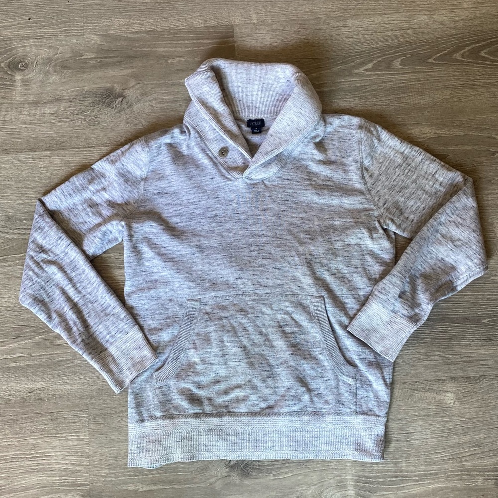 J. CREW | Grey Sweater Shirt with Pockets